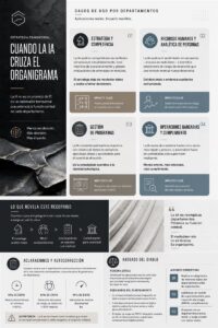 Casos de uso por departamentos y estrategia con ia